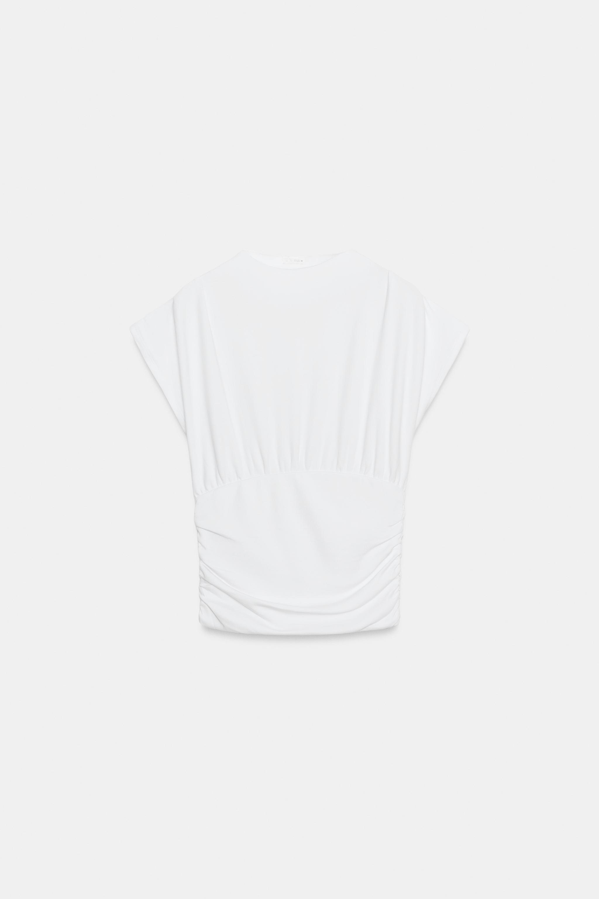 TOP À CEINTURE ET PLIS